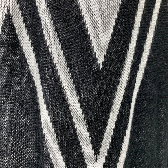 INC International Concepts Blk/White Tunic Sweater - Picture 3 of 7